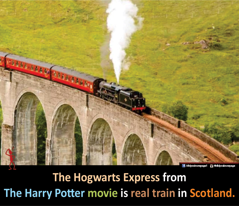 The Hogwarts Express from Harry Potter-Real Train in Scotland-Stumbit Did You Know